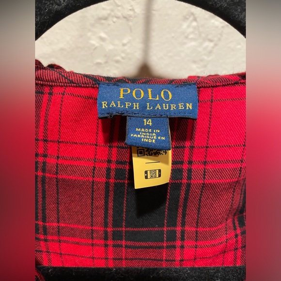 POLO RALPH LAUREN Girls Plaid Ruffle Dress - Picture 4 of 9